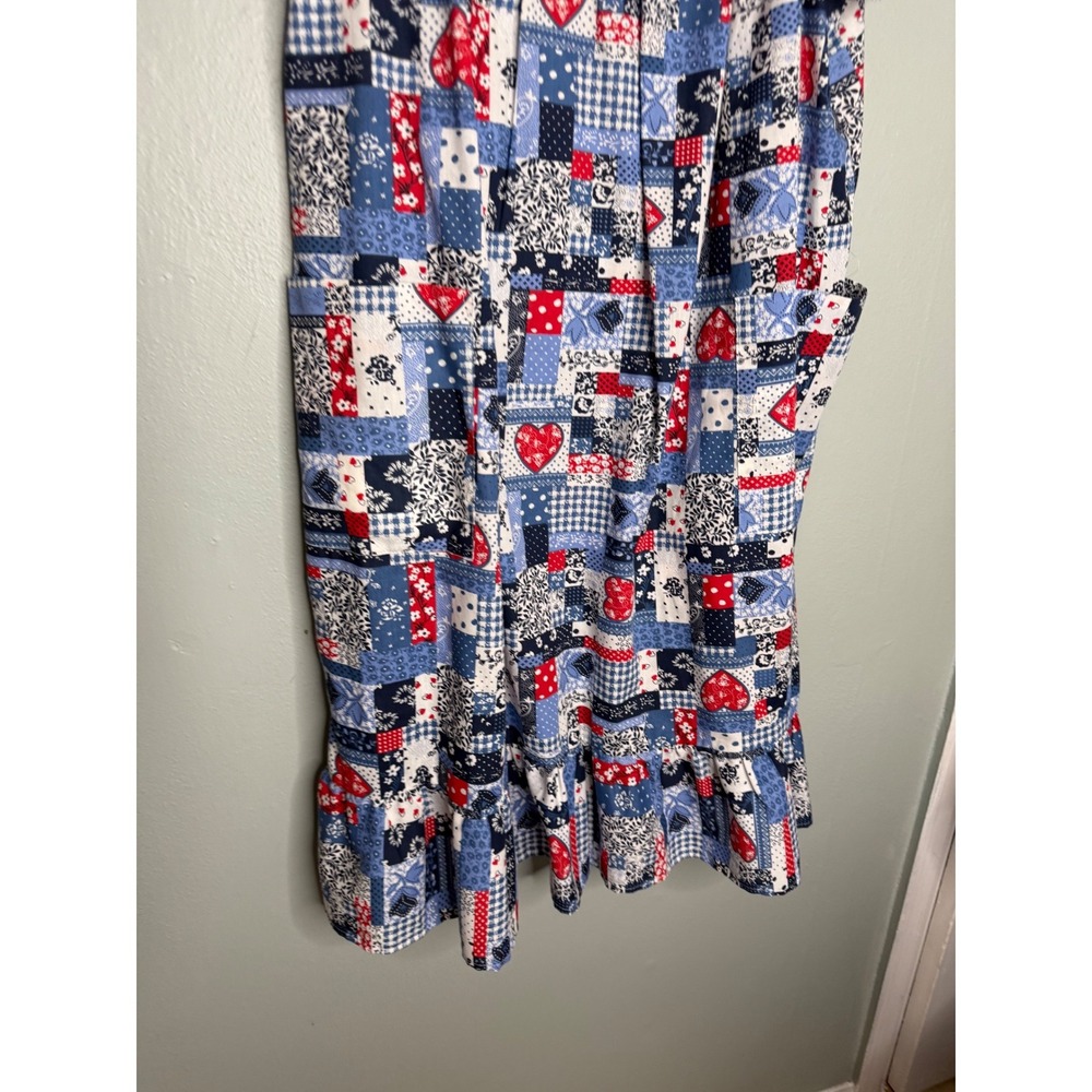 Vintage Anthony Richards Patchwork Nightgown Cott… - image 3